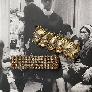 Set of 2. Costume jewelry bracelets.